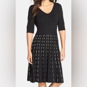 Women's Taylor Dresses Knit Fit & Flare Sweater